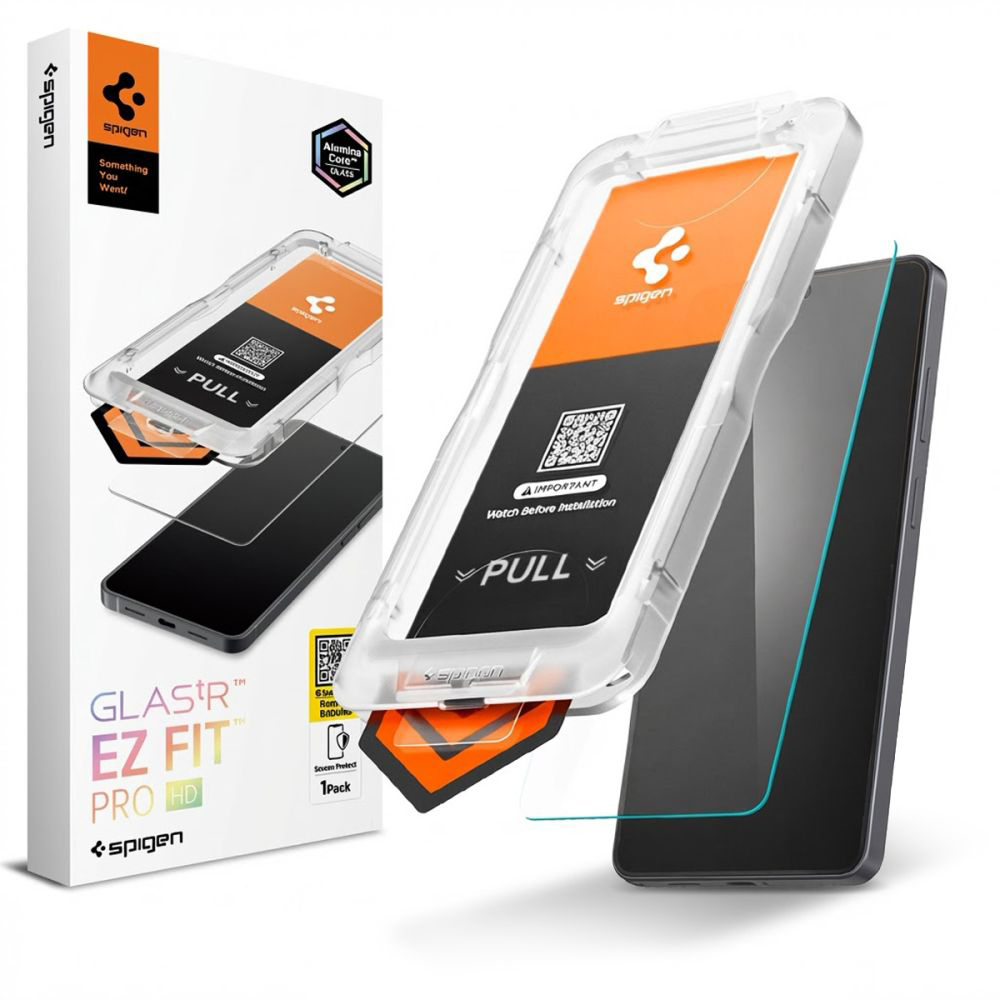 Levně Tvrzené sklo Spigen - Glas.tR EZ-FIT Pro HD (AGL11074) - Samsung Galaxy S26 Ultra Čiré