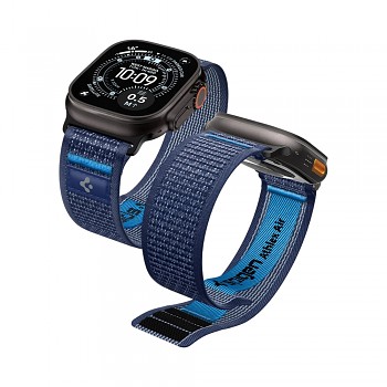 Řemínek Spigen - Athlex Air 2 (AMP10608) - Apple Watch 6/7/8/9/10/SE/SE 2/Ultra/Ultra 2/Ultra 3 (44/45/46/49mm) Námořnický modrý