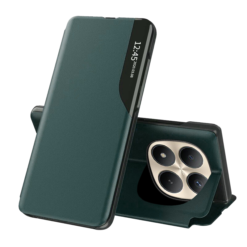 Levně Pouzdro Techsuit - eFold Series - Xiaomi Redmi Note 15 Pro+ 5G / Poco M8 Pro 5G tmavě zelené