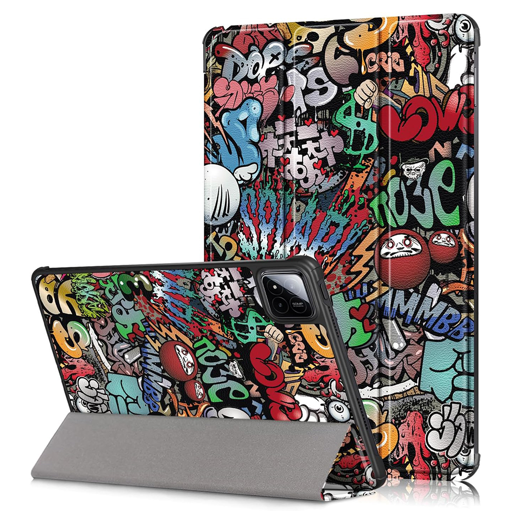 Levně Pouzdro Techsuit FoldPro pro Xiaomi Pad 7 / 7 Pro / 8 / 8 Pro s motivem Urban Vibe