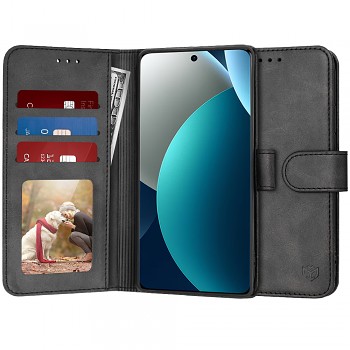 Knížkové pouzdro Techsuit Diary Book na Xiaomi Redmi Note 15 Pro 4G černé