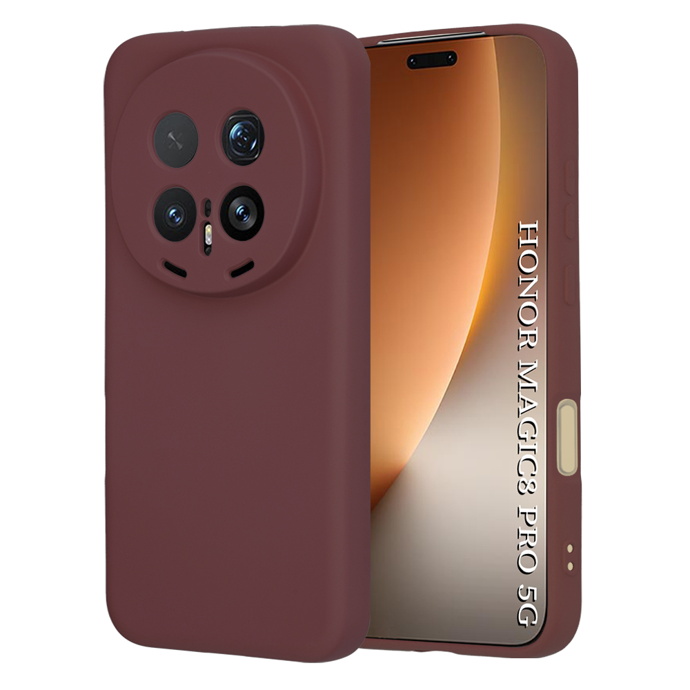 Levně Kryt Techsuit SoftFlex na Honor Magic8 Pro švestkově červený