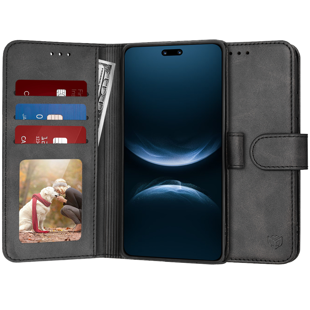 Levně Knížkové pouzdro Techsuit Diary Book na Huawei nova 14 Pro černé