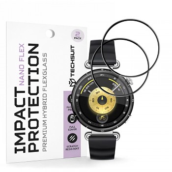 Fólie Techsuit Nano Flex (2 pack) Huawei Watch GT 6 41mm černá