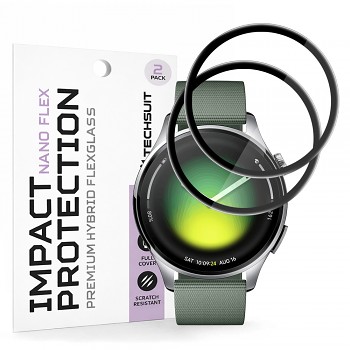 Ochranná fólie Techsuit Nano Flex 2 pack Xiaomi Watch 5 47mm černá
