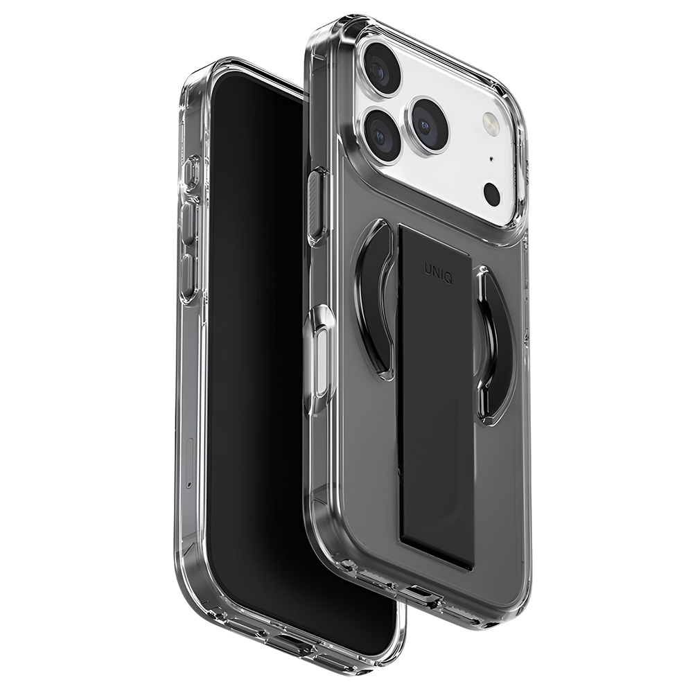 Levně Kryt UNIQ Heldro Air MagClick iPhone 17 Pro černý šedý