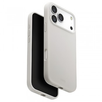 Kryt UNIQ Lino MagClick™ iPhone 17 Pro mlhavě šedý