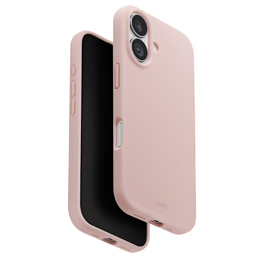 Levně Kryt UNIQ Lino MagClick™ iPhone 17 ruměncově růžový