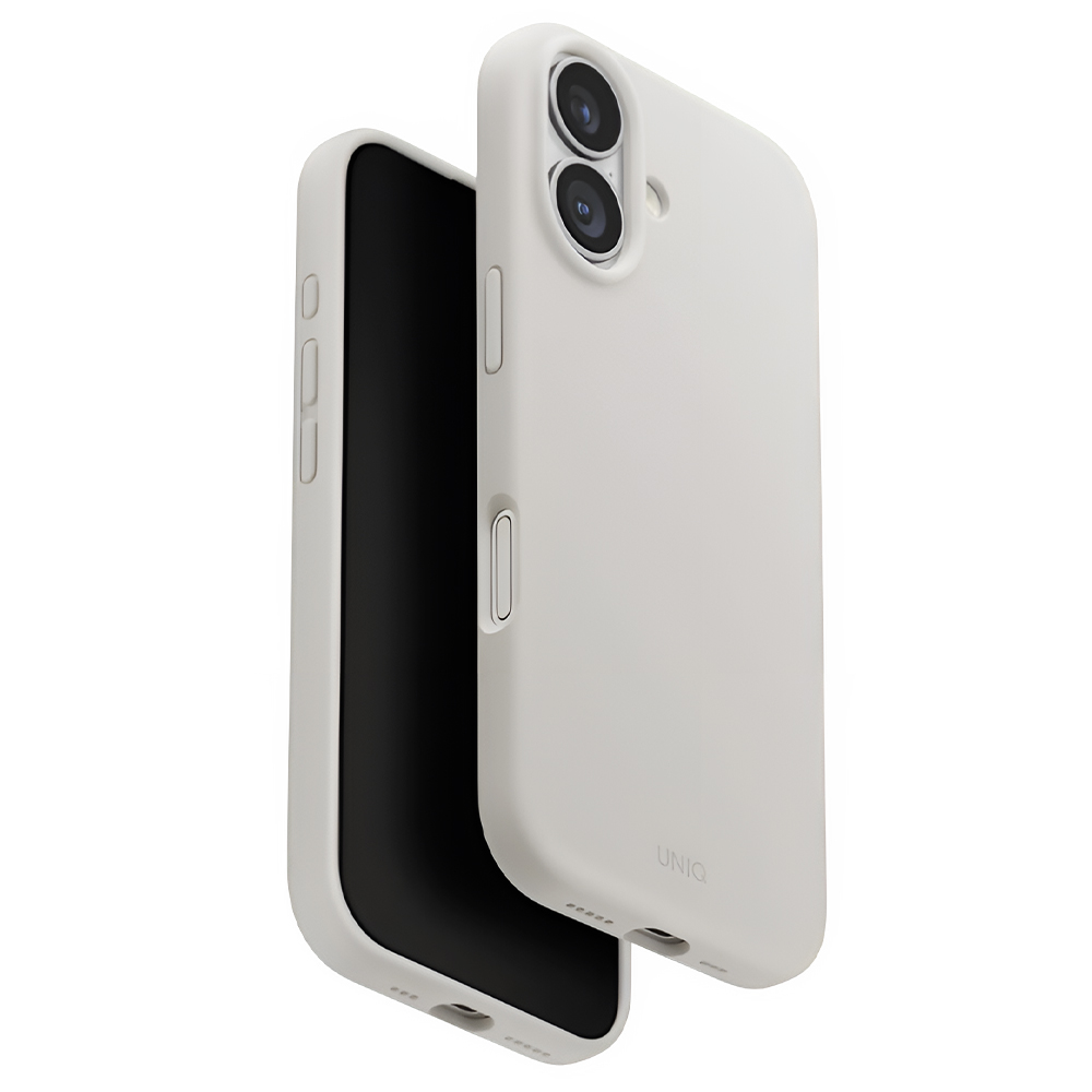 Levně Kryt UNIQ Lino MagClick™ iPhone 17 mlhavě šedý