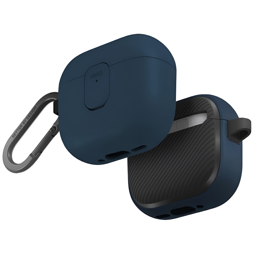 Levně Kryt UNIQ Clyde Series AirPods 4 modročerný