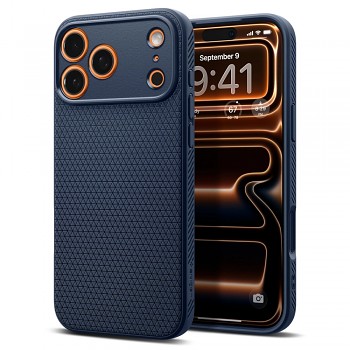 Kryt Spigen Liquid Air pro iPhone 17 Pro námořnicky modrý