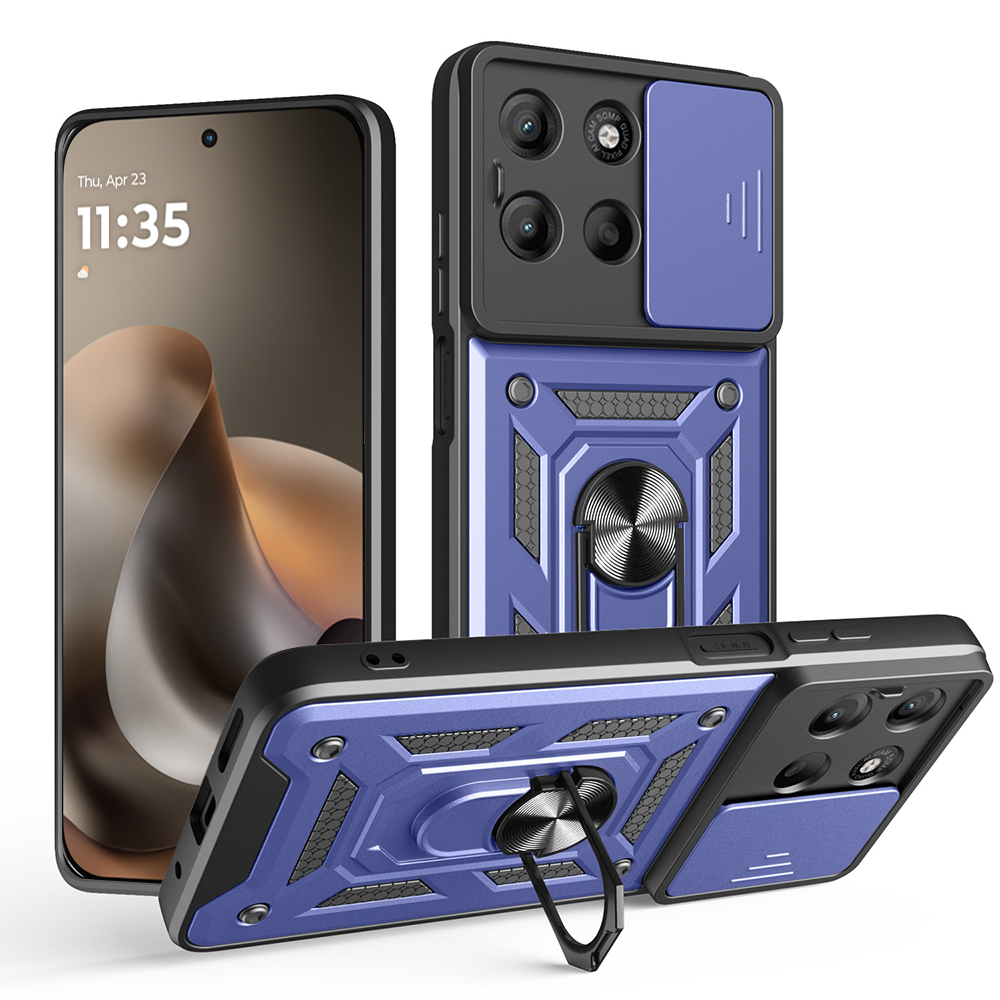 Levně Kryt Techsuit CamShield Series pro Motorola Moto G77 / G67 modrý