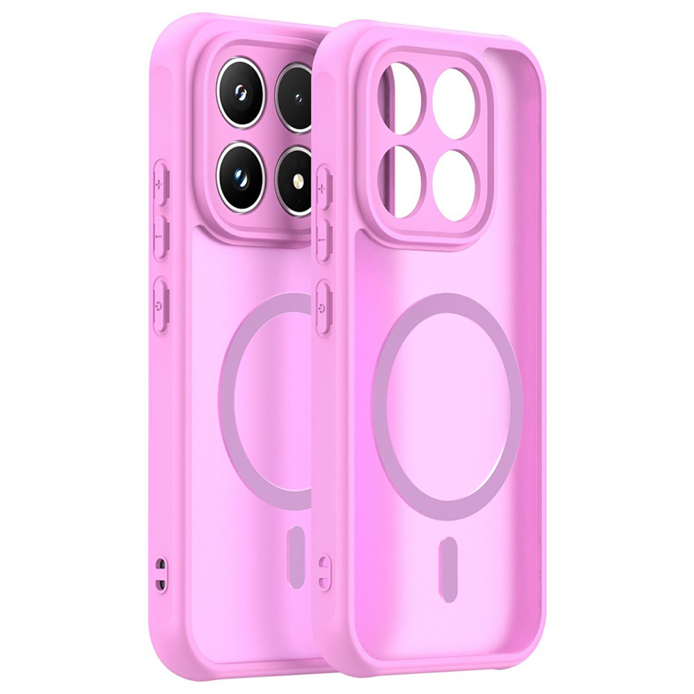 Levně Kryt Techsuit HaloFrost II MagSafe pro Xiaomi 17 růžový