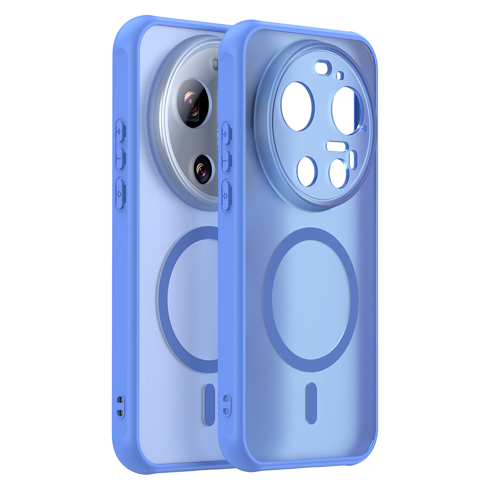 Levně Kryt Techsuit HaloFrost II MagSafe pro Xiaomi 17 Ultra světle modrý