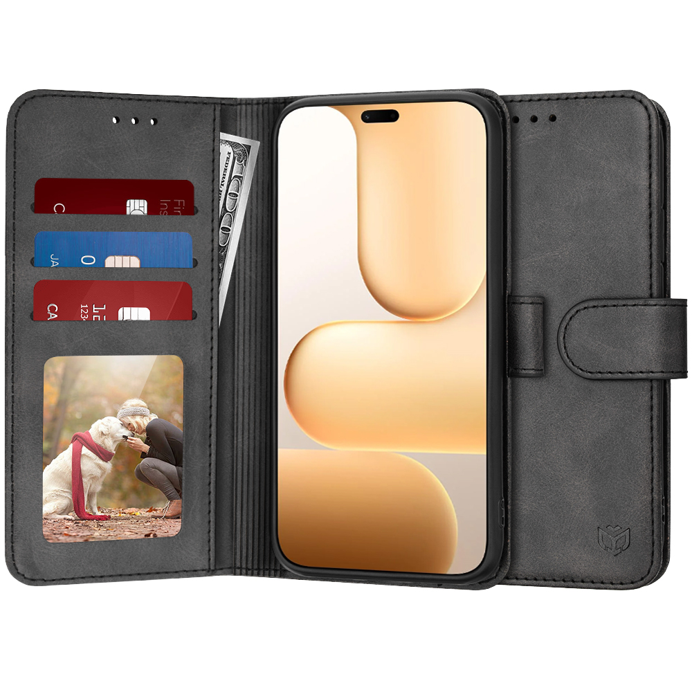 Levně Knížkové pouzdro Techsuit Diary Book pro Honor 600 Lite černé