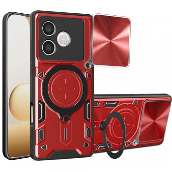 Kryt Techsuit CamGuard Pro pro Honor 600 Lite červený