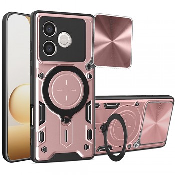 Kryt Techsuit CamGuard Pro pro Honor 600 Lite růžovozlatý