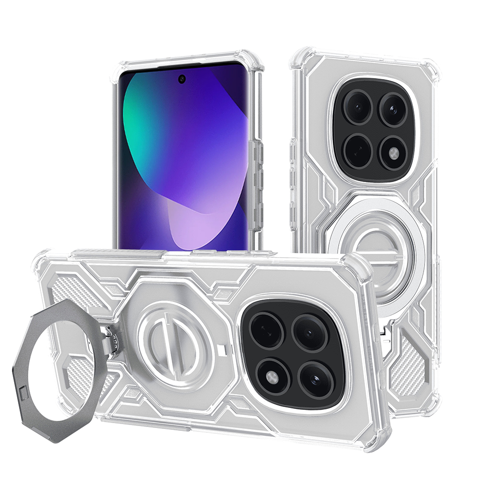 Levně Kryt Techsuit Carbon Shield PRO Xiaomi Redmi Note 15 5G / Poco M8 5G bílý průhledný