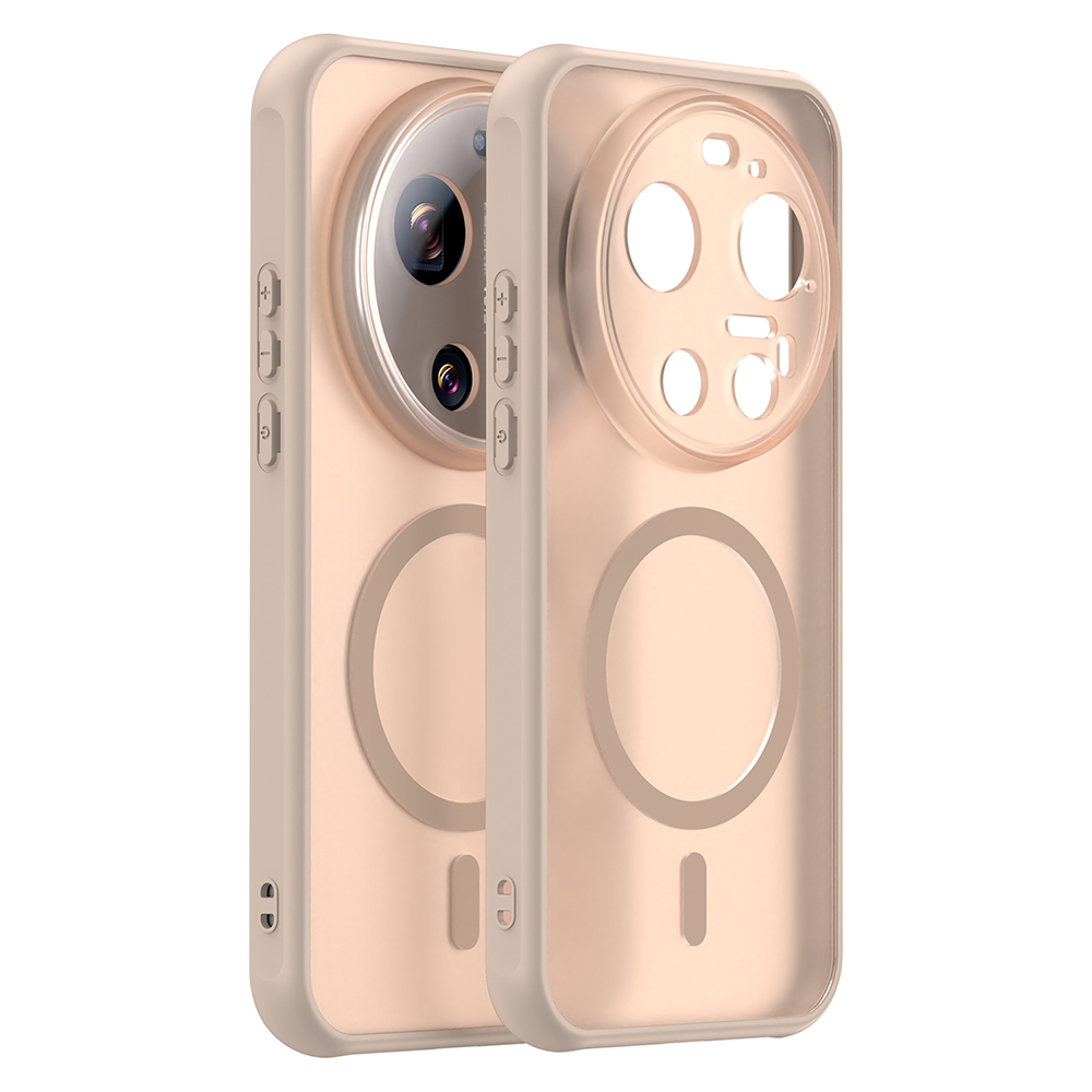 Levně Kryt Techsuit HaloFrost II MagSafe Xiaomi 17 Ultra zlatý