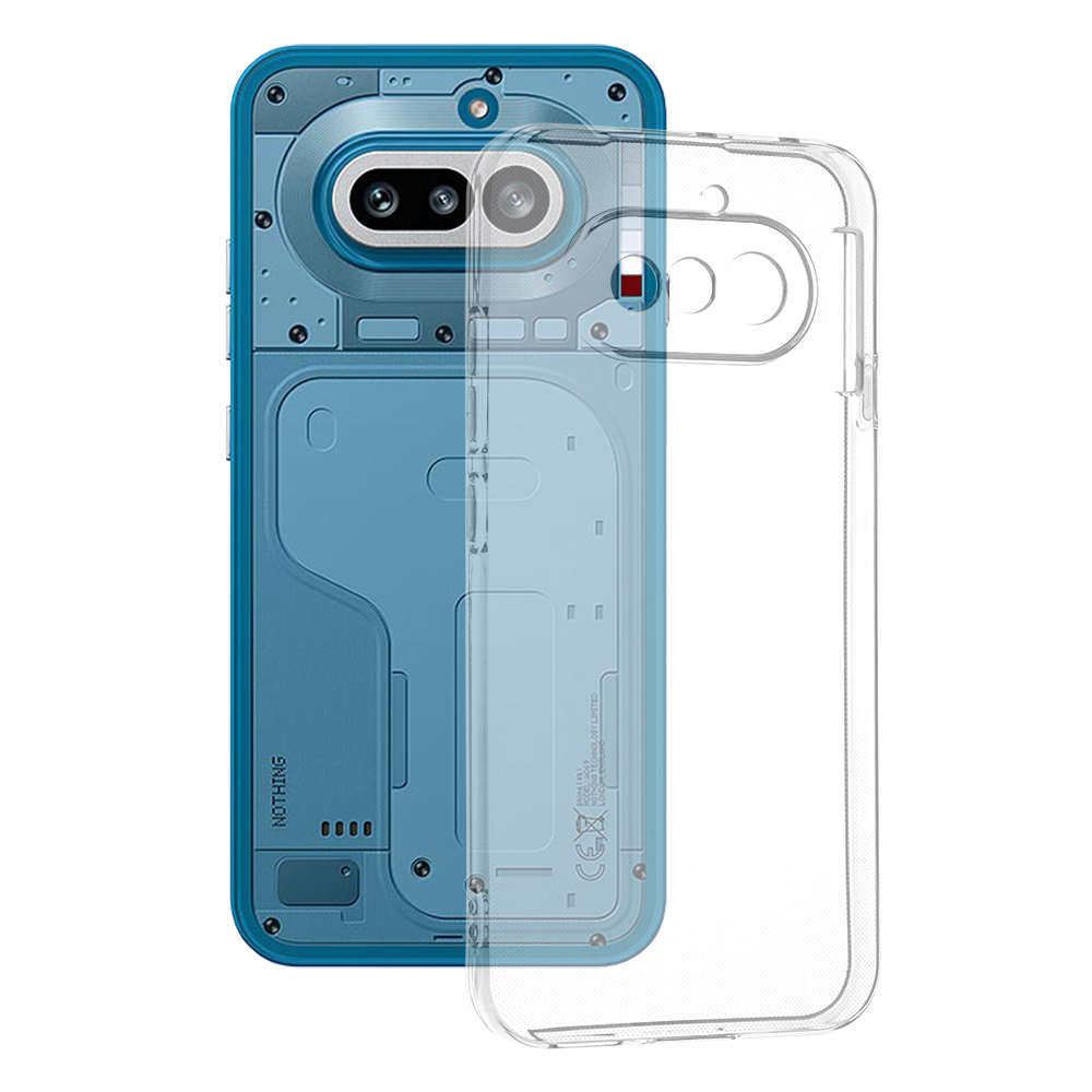 Levně Kryt Techsuit Clear Silicone Nothing Phone (4a) průhledný