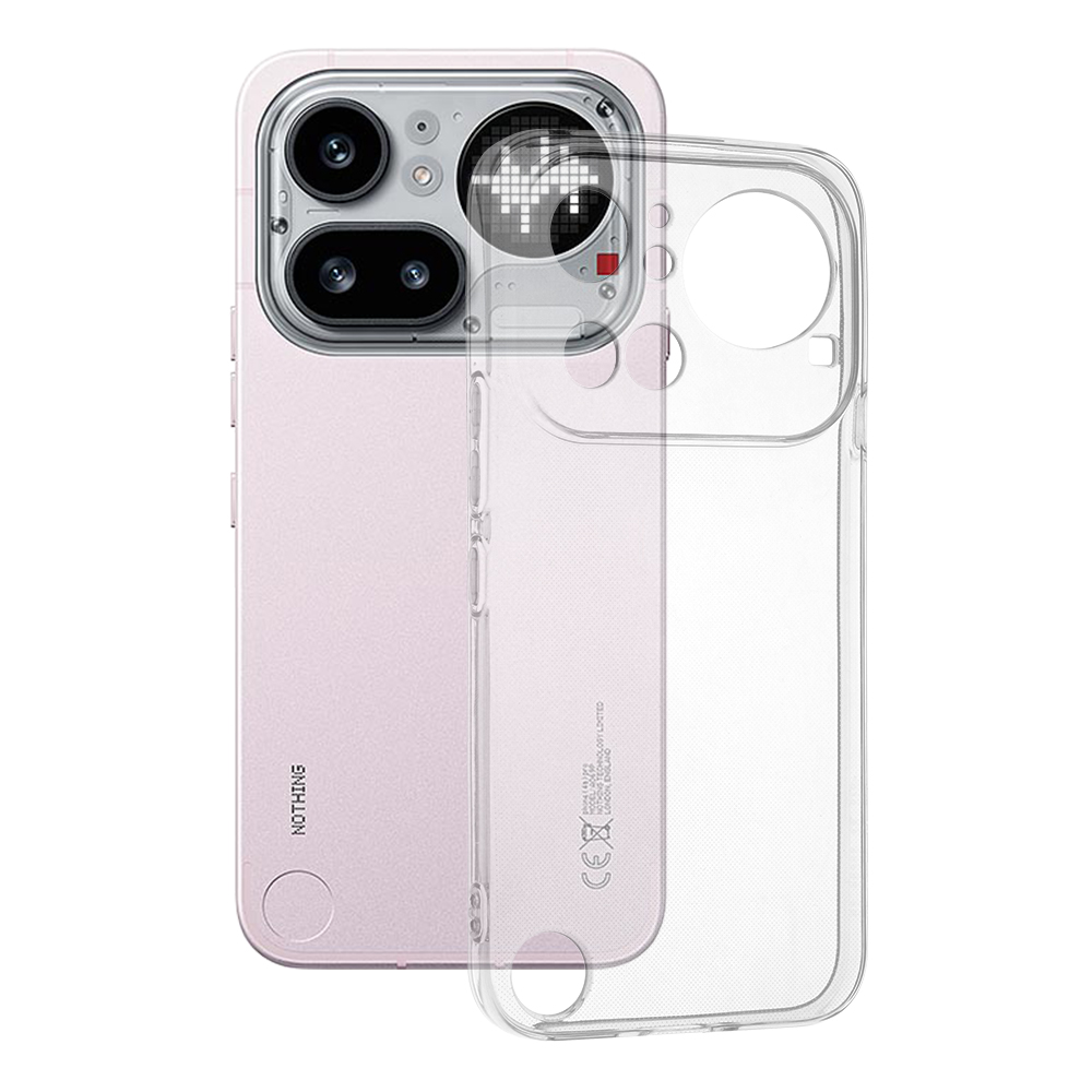Levně Kryt Techsuit Clear Silicone Nothing Phone (4a) Pro průhledný