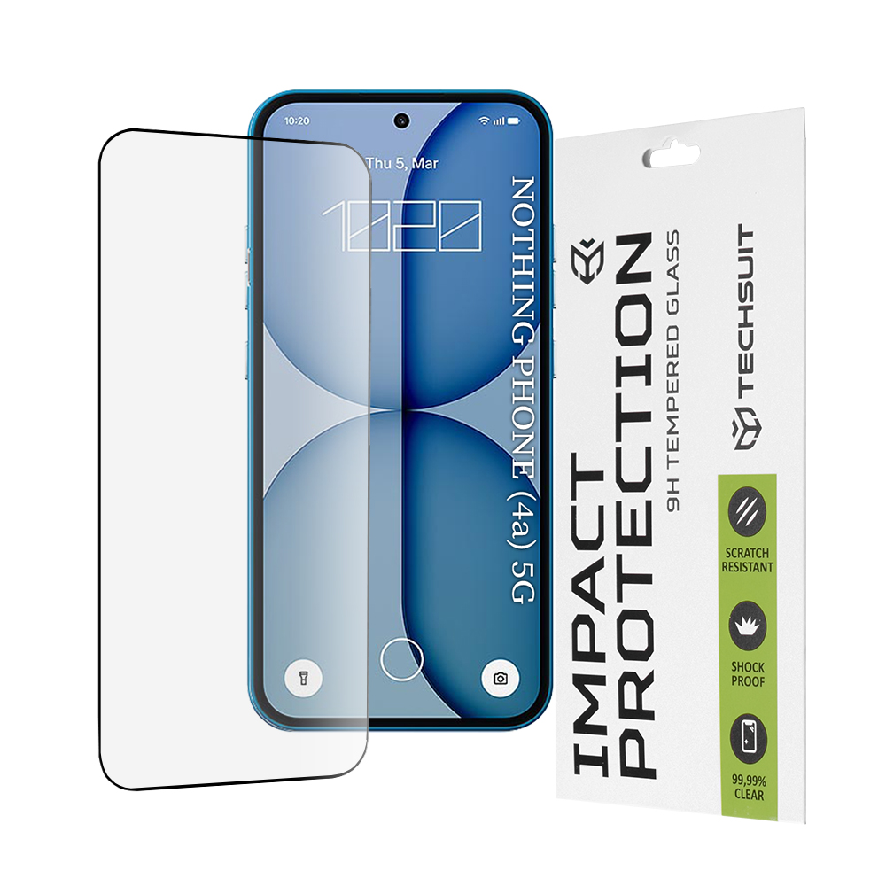 Levně Ochranné sklo Techsuit 111D Full Cover / Full Glue Glass Nothing Phone (4a) černé