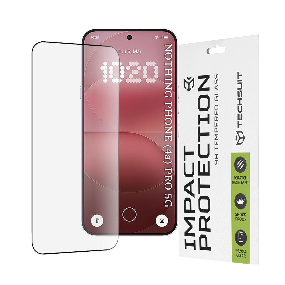 Levně Ochranné sklo Techsuit 111D Full Cover / Full Glue Glass Nothing Phone (4a) Pro černé