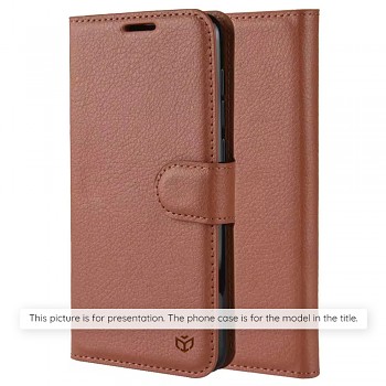 Pouzdro Techsuit Leather Folio Honor 600 Lite hnědé