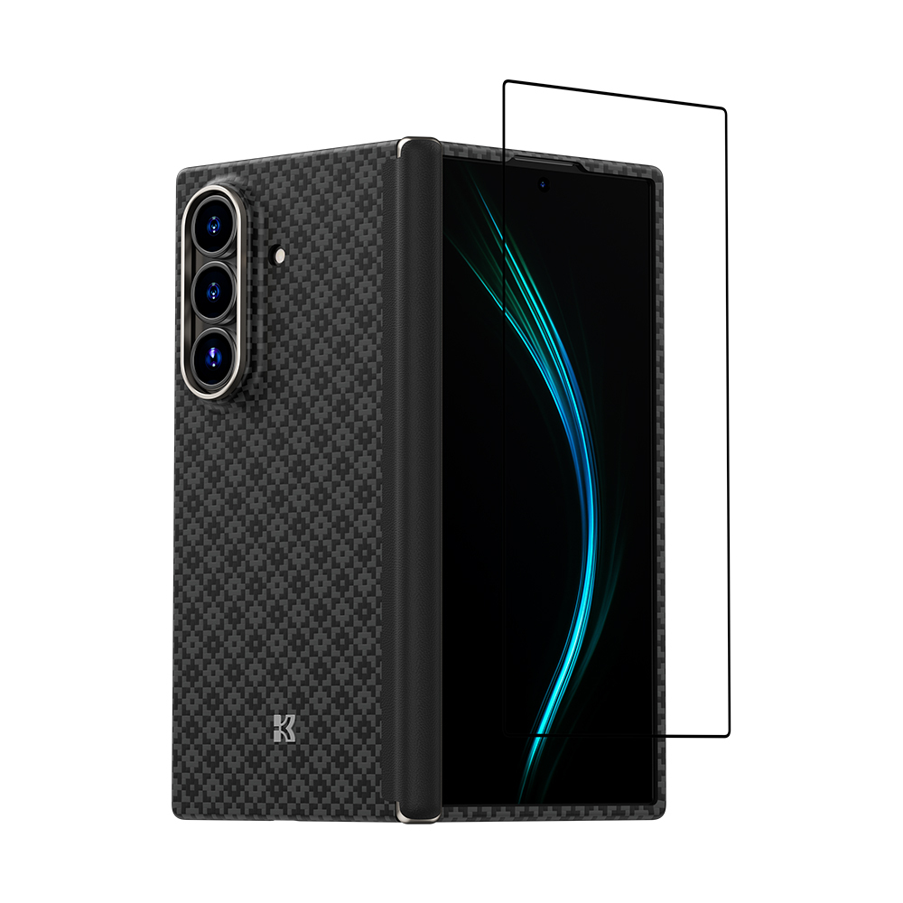 Levně Ochranný set Benks Combo Armor Grid Axis s kevlarem pro Samsung Galaxy Z Fold 7