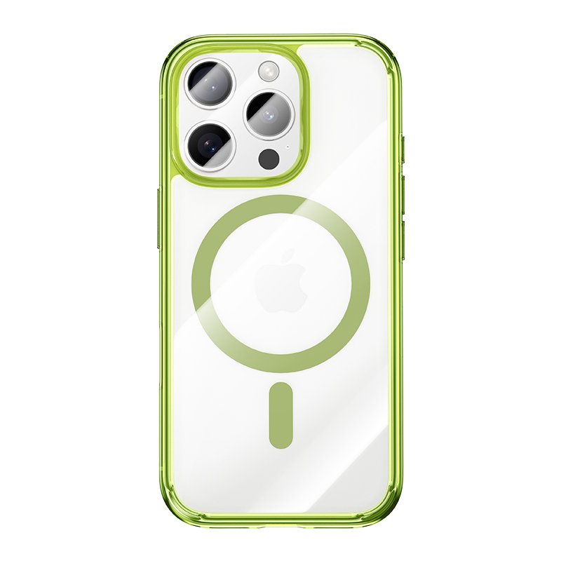 Levně Magnetický kryt Benks Lucent Pro pro Apple iPhone 16 Pro zelený