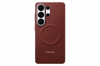 Kryt magnetický Samsung Carbon (EF-KS948SRE) pro Galaxy S26 Ultra korálově červený