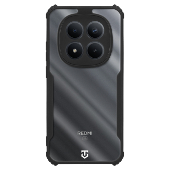 Kryt Tactical Quantum Stealth pro Xiaomi Redmi Note 15 Pro+ 5G/Poco M8 Pro průhledný/černý