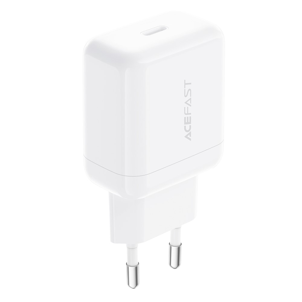 Levně Síťová nabíječka Acefast - Wall Charger (A130) - Fast Charging, GaN, Type-C, PD20W - bílá