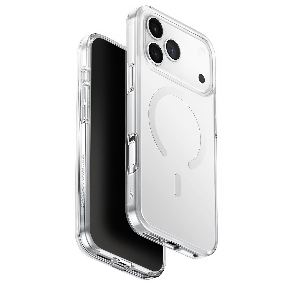 Levně Kryt UNIQ - Clario MagClick™ Eco-Friendly Case - iPhone 17 Pro Max - průhledný