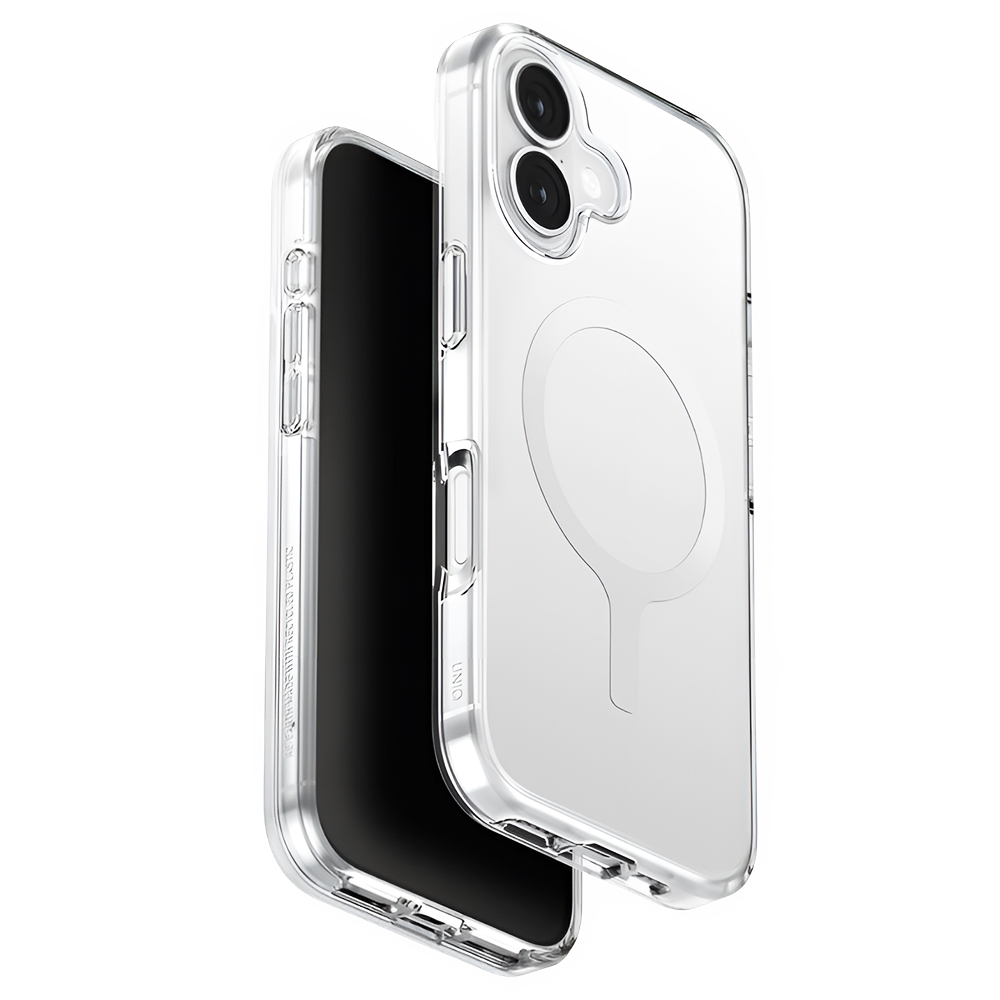 Levně Kryt UNIQ - Clario MagClick™ Eco-Friendly Case - iPhone 17 - průhledný