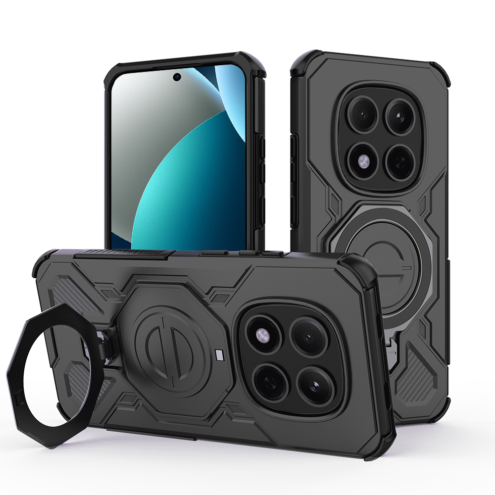 Levně Kryt Techsuit Carbon Shield PRO pro Xiaomi Redmi Note 15 Pro 5G černý