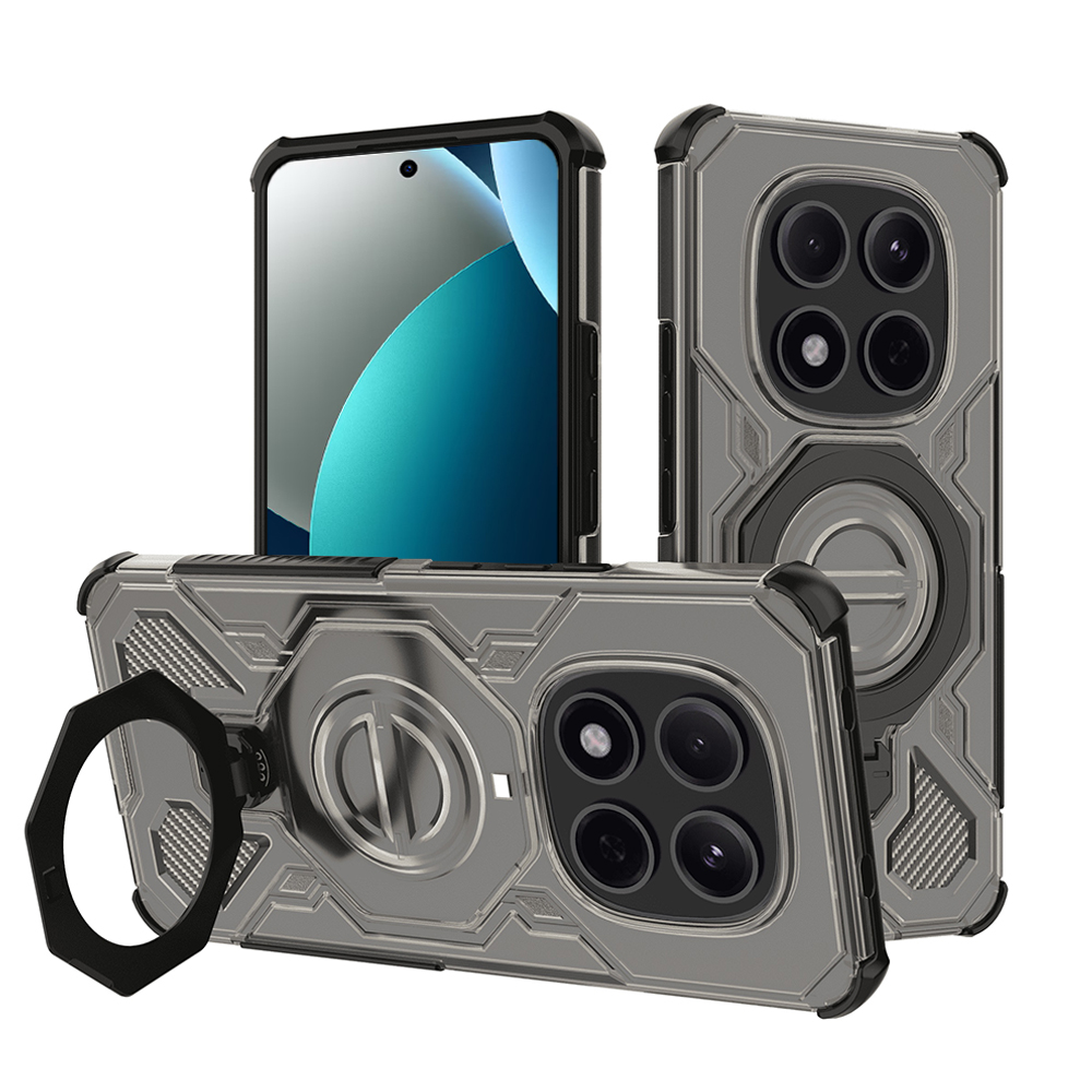 Levně Kryt Techsuit Carbon Shield PRO pro Xiaomi Redmi Note 15 Pro 5G kouřově černý
