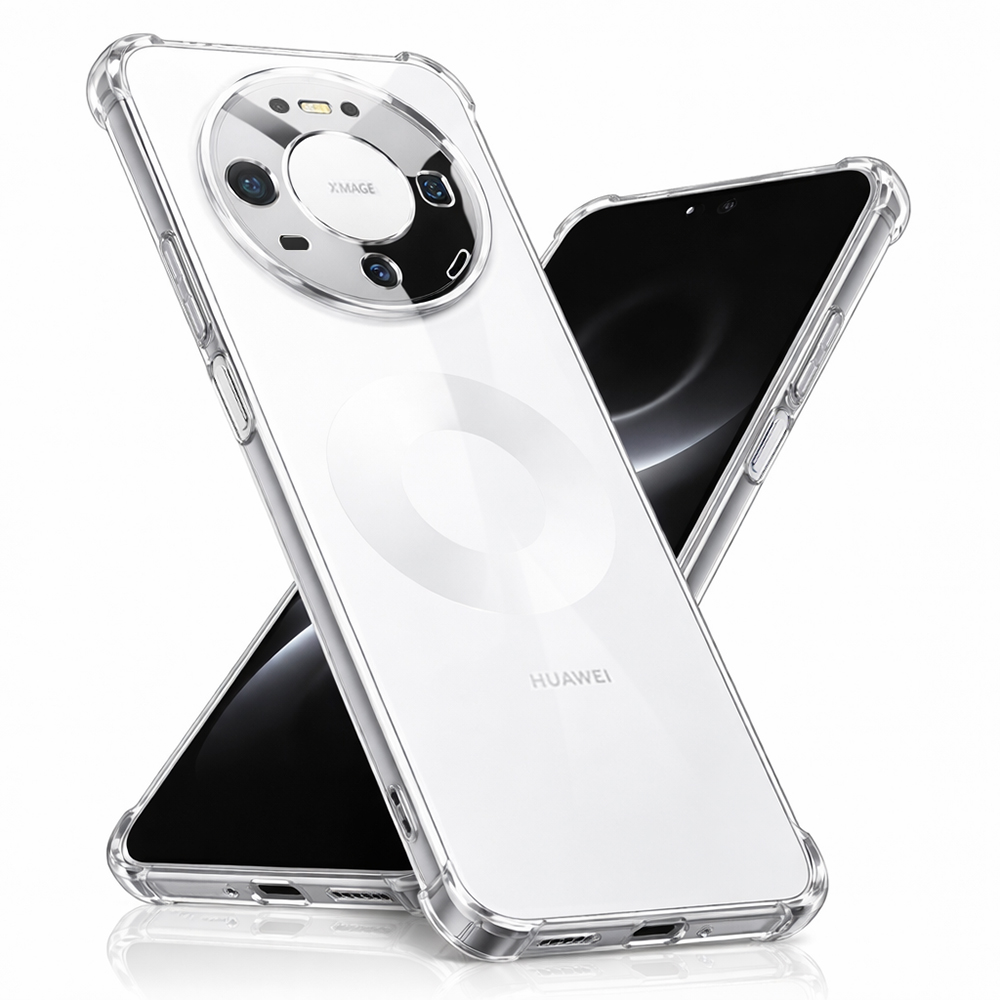 Levně Silikonový kryt Techsuit Shockproof Clear pro Huawei Mate 80 Pro průhledný
