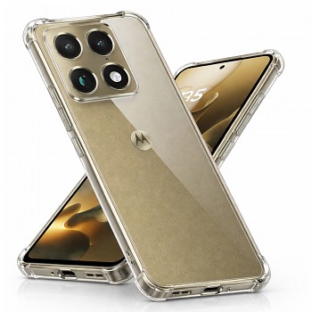 Průhledný kryt Techsuit Shockproof Clear Silicone pro Motorola Signature čirý