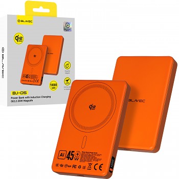 Powerbanka Blavec BJ-05 Ultra Fast 10000mAh oranžová hliníková 45W