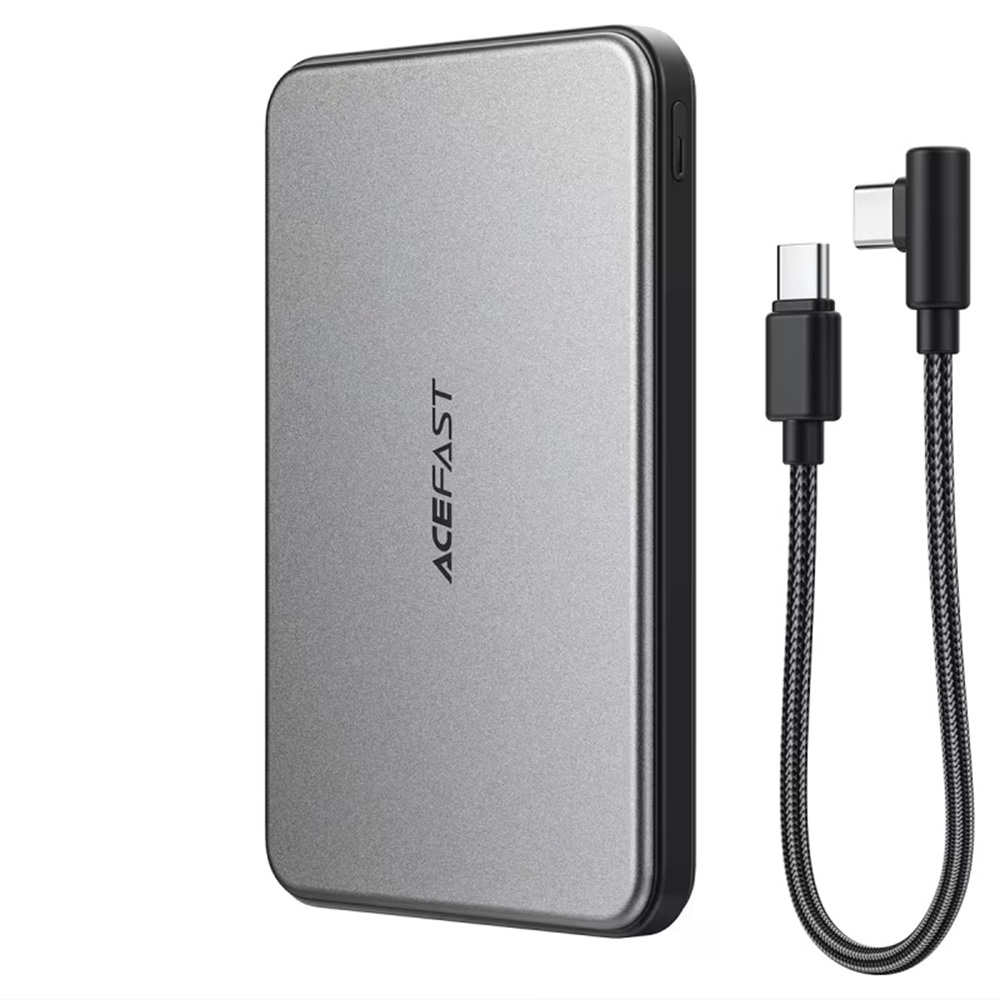 Levně Powerbanka magnetická bezdrátová Acefast M30 MagSafe 20W 5000mAh černá