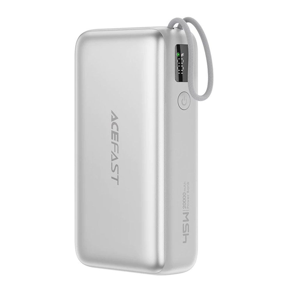 Levně Powerbanka Acefast M34 45W 20000mAh stříbrná