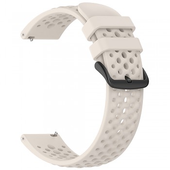 Řemínek 22mm Techsuit Watchband W083 bílý