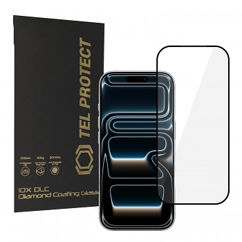 Tvrzené sklo Tel Protect 10X HD DLC pro iPhone 17 Pro