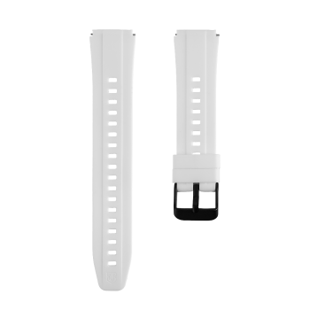 Řemínek Tactical Quick Release silikonový 18mm bílý