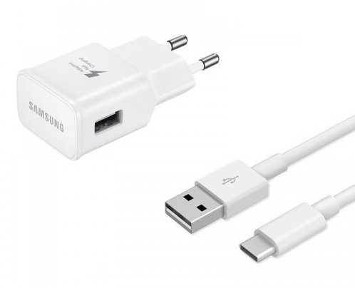 Originální nabíječka na mobil Samsung EP-TA20EWE + DN930CWE bílá
