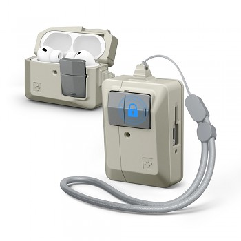 Pouzdro Spigen Classic LS pro AirPods Pro 3 kamenně šedé