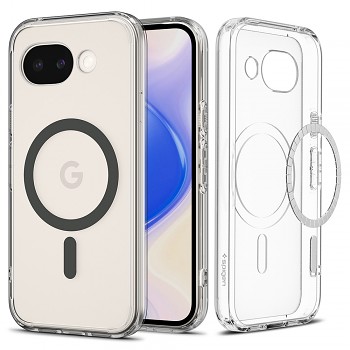Kryt Spigen Ultra Hybrid MagSafe pro Google Pixel 10a grafitově průhledný