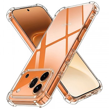 Kryt Techsuit Shockproof Clear Silicone pro Honor 600 Pro průhledný