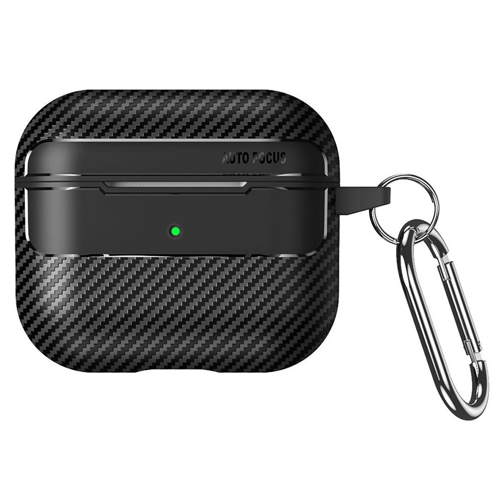 Levně Pouzdro Techsuit CarbonFiber pro AirPods Pro 3 černé